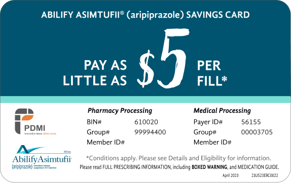 ABILIFY ASIMTUFII digital Savings Card