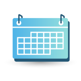 Dosage calendar schedule icon